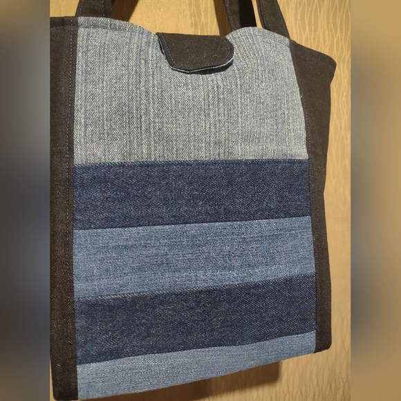 Handmade Upcycled Tote Bag 7 - Picture 2 of 5